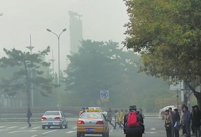 雾埋长春 造成空气重度污染_city